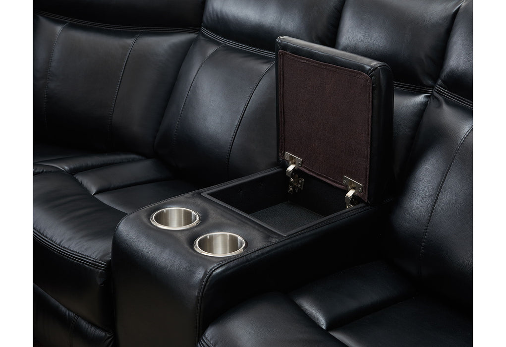 Um02 - Sectional - Black - alternate view 2