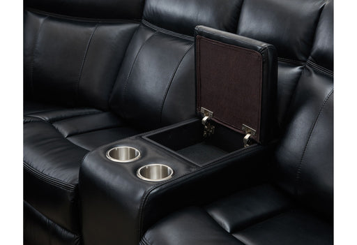 Um02 - Sectional - Black - alternate view 2