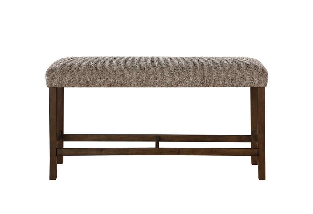D4355 - 6 Piece Dining Room Set (Bar Table With 4 Bar Stools And Bench) - Dark Brown - alternate view 2