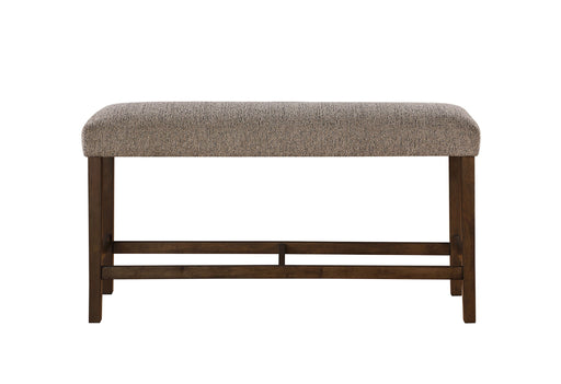 D4355 - 6 Piece Dining Room Set (Bar Table With 4 Bar Stools And Bench) - Dark Brown - alternate view 2