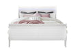 Charlie - 4 Piece Queen Bedroom Set (Queen Bed With LED, Dresser, Mirror And Nigthstand) - White - alternate view 3