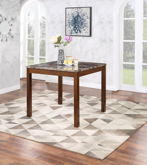 D203 - 5 Piece Dining Room Set (Counter Table, 4 Chairs) - Brown - alternate view 2