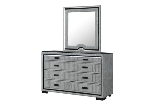 Isabella - Dresser With LED - Gray - alternate view 2