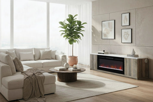 Maya - 71" Entertainment Unit With Speaker - Natural - alternate view 2