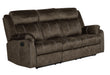 U7303 - Recliner Sofa / Console Power Recliner Loveseat - Dark Brown - alternate view 2