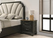 B080 - Nightstand - Charcoal Black