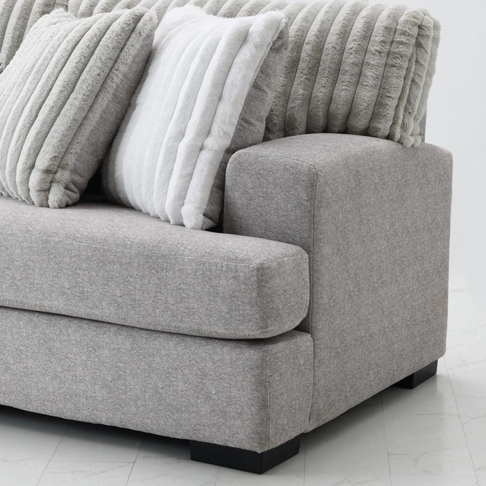 U258 - 3 Piece Sectional - Light Gray - alternate view 2