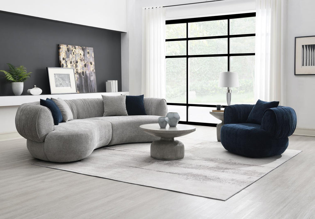 U307 - Accent Chair - Blue - alternate view 3