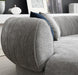 U307 - Modern Curved Sofa - Gray - alternate view 2