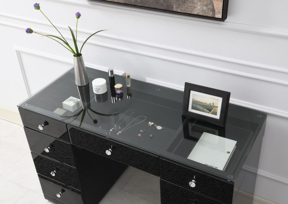 G-316 - Glamour Dresser & Stool - Black - alternate view 2