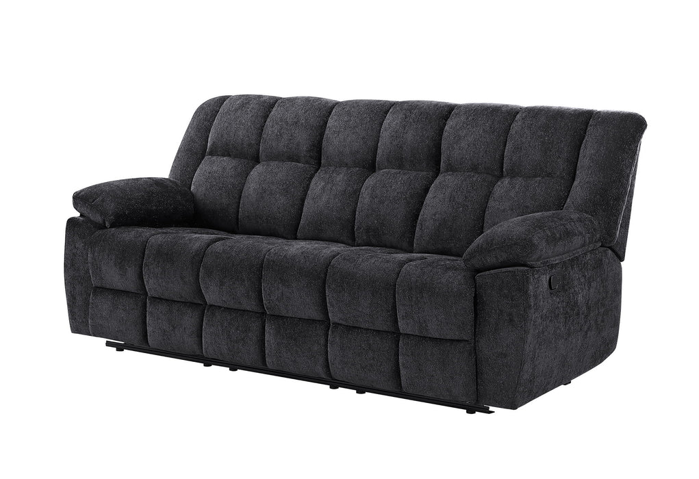 U6000 - Reclining Sofa - Black - alternate view 2