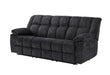 U6000 - Reclining Sofa - Black - alternate view 2