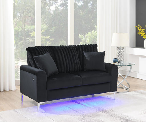 U480 - Sofa & Loveseat - Black - alternate view 2