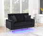 U480 - 3 Piece Living Room Set (Sofa, Loveseat, Chair) - Black - alternate view 2