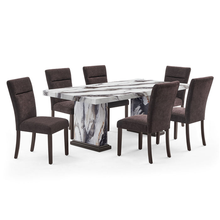 D8212 - Dining Table - Light Brown - alternate view 3