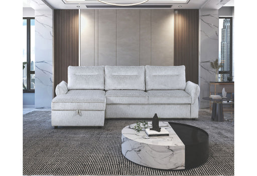 U0301 - Pull Out Sofa Bed - Gray - alternate view 2