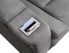 U77 - Power Reclining With Power Headrest, Storage Arms / USB And Wireless Charger Chair - Slate - alternate view 2