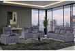 U1895 - P2 Reclining Sofa / Console Reclining Loveseat / Recliner - Dark Gray