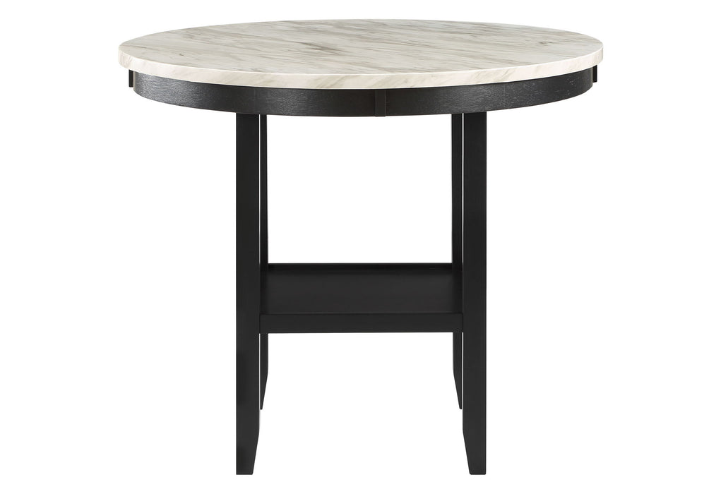 D40011 - 7 Piece Dining Room Set (Bar Table And 6 Bar Stools) - Dark Gray