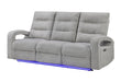 U6611 - Power Reclining Sofa With LED - Dark Gray - alternate view 2