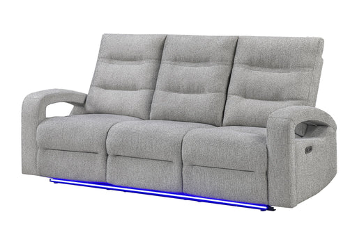 U6611 - Power Reclining Sofa With LED - Dark Gray - alternate view 2