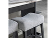 D3232 - 3 Piece Living Room Set (Console Sofa Table & 2 Stools) - Light Gray - alternate view 2