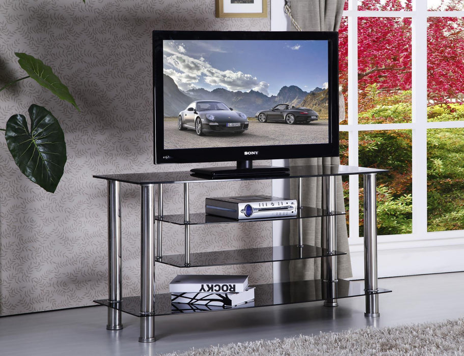 W502 - TV Stand - Black - alternate view 2