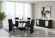 D12BT - Bar Table - Black / White - alternate view 2