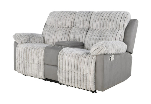 U6028 - Reclining Sofa / Console Reclining Loveseat - Gray - alternate view 2