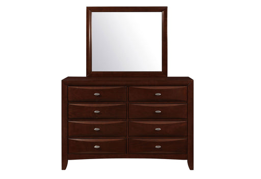 Linda - 5 Piece King Bedroom Set - Merlot - alternate view 2
