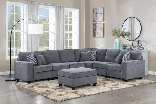 U279 - Ottoman - Gray - alternate view 2