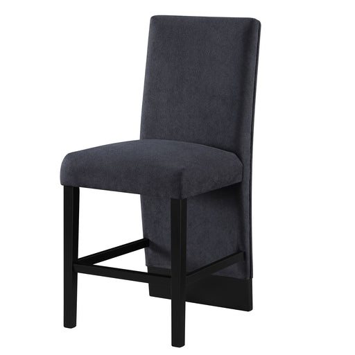 D12BT - 5 Piece Dining Room Set (Bar Table And 4 Bar Stools) - Black / White - alternate view 2