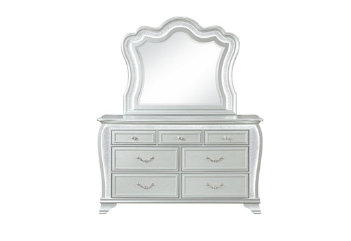 Aria - Mirror With LED - Silver - alternate view 2