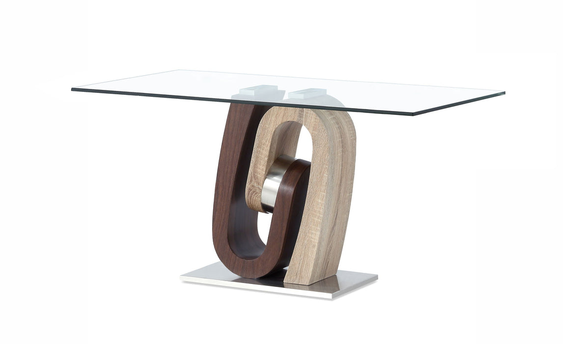 T4126 - Coffee Table - Dark Brown / Oak - alternate view 2