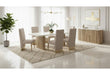 D2504 - 5 Piece Dining Room Set (Dining Table And 4 Dining Chairs) - White / Light Gray