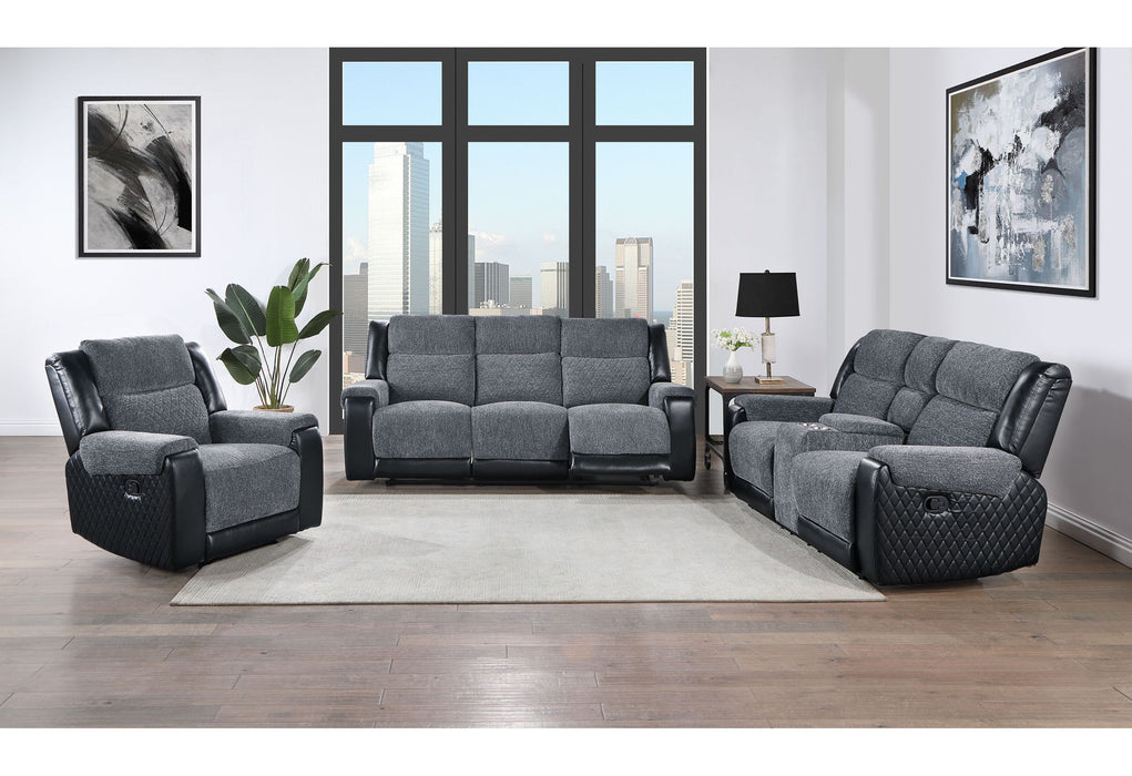 U5914 - Recliner - Gray / Black - alternate view 2