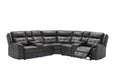 U32 - 3 Piece Power Reclining Sectional - Gray