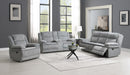 U113 - Corduroy Motion Sofa With Dropdown - Gray - alternate view 2