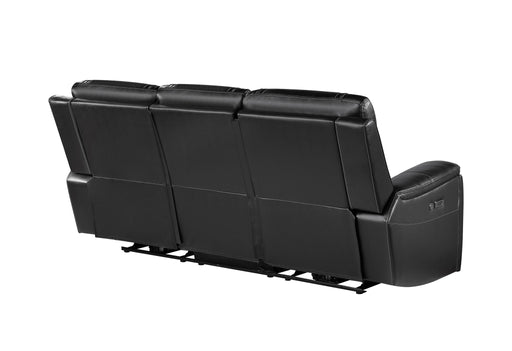 U8880 - Power Reclining Sofa With Armrest Cupholder, DDT With Watch Charger - Black - alternate view 2
