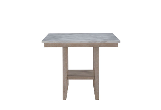 D4010 - 7 Piece Dining Room Set (Bar Table And 6 Bar Stools) - Natural / White - alternate view 2
