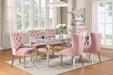 D082 - Dining Table - Shimmer Silver - alternate view 2