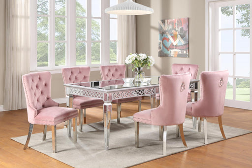 D082 - Dining Table - Shimmer Silver - alternate view 2