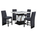D12BT - Bar Table - Black / White - alternate view 3