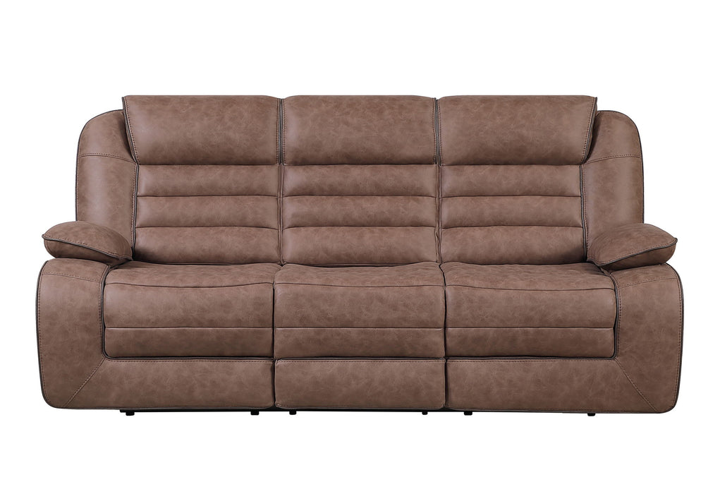 U2250 - Reclining Sofa / Console Reclining Loveseat / Glider Recliner - Brown - alternate view 2