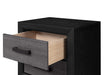 Lisbon - Nightstand - Gray / Black - alternate view 3