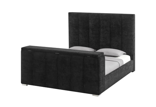 Serenity - King Bed With Speaker, TV Lift, And Fireplace - Onyx - alternate view 2