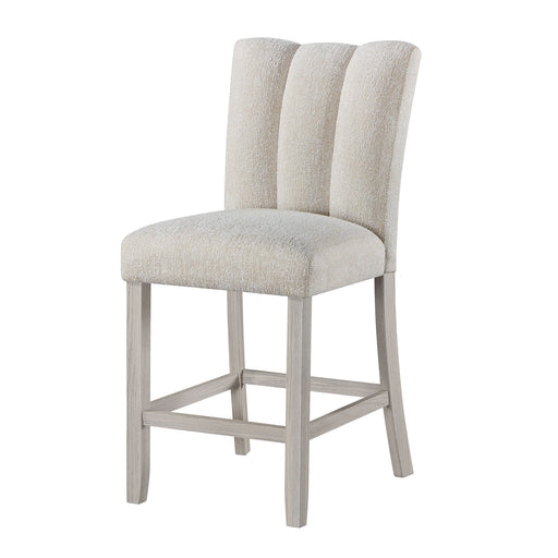 D2507 - 5 Piece Dining Room Set (Bar Table With Hidden Storage In The Base With 4 Bar Stools) - White - alternate view 2