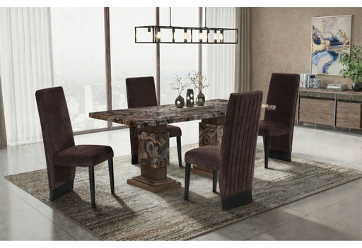 D12DT - Dining Table - Brown - alternate view 2