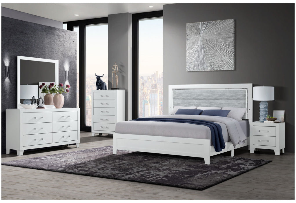 Luccia - Nightstand - White - alternate view 2