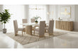 D2504 - 5 Piece Dining Room Set (Dining Table And 4 Dining Chairs) - Light Gray / White - alternate view 2